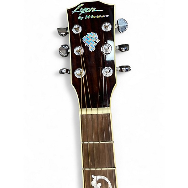 Used Lyon By Washburn LG22 DREADNAUGHT Natural Acoustic Guitar