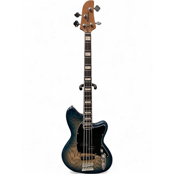 Used Ibanez TMB400TA Cosmic Blue Starburst Electric Bass Guitar