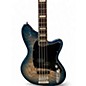 Used Ibanez TMB400TA Cosmic Blue Starburst Electric Bass Guitar