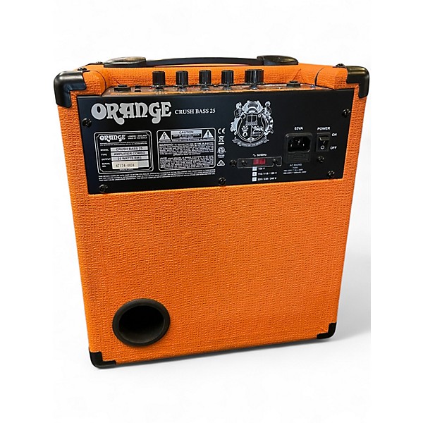 Used Orange Amplifiers Crush Bass 25 Bass Combo Amp
