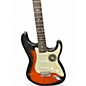 Used Silvertone S STYLE Sunburst Solid Body Electric Guitar