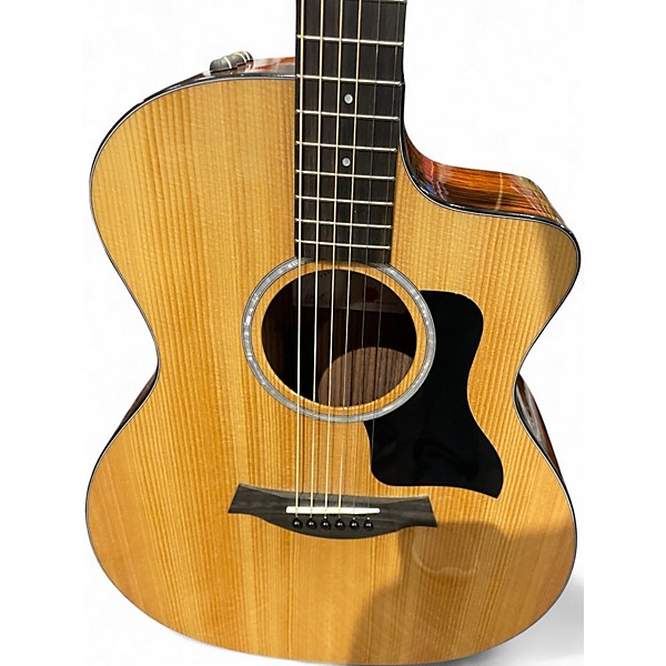 Used Taylor 214 CE PLUS Natural Acoustic Electric Guitar
