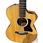 Used Taylor 214 CE PLUS Natural Acoustic Electric Guitar