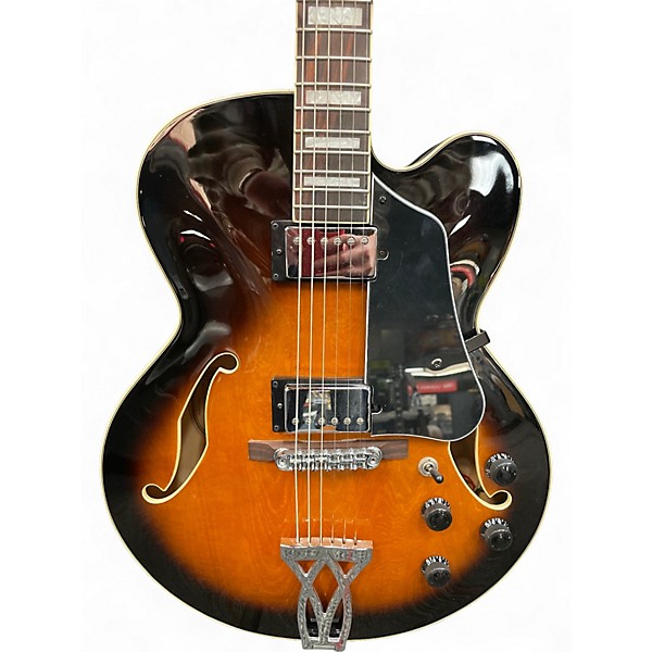 Used Ibanez AF75 Vintage Sunburst Hollow Body Electric Guitar
