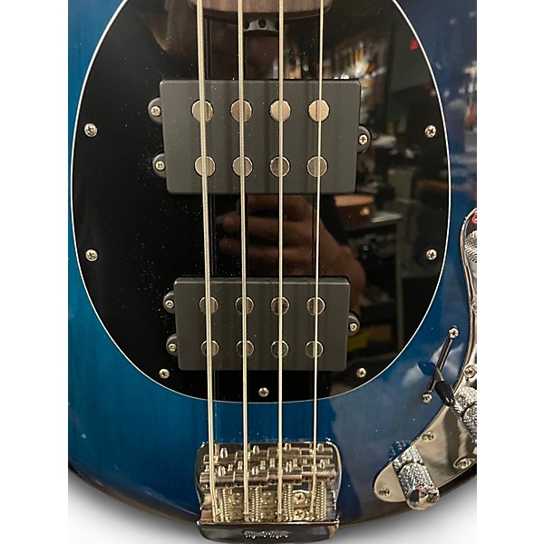 Used Ernie Ball Music Man STINGRAY 4 SPECIAL HH PACIFIC BLUE BURST Electric Bass Guitar