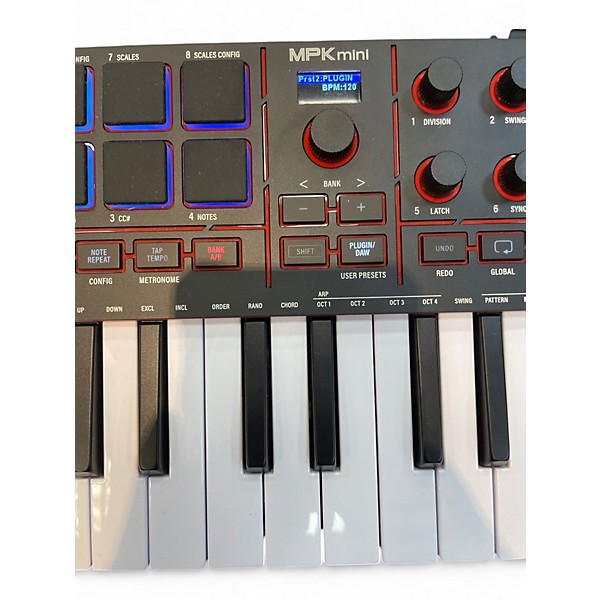 Used Akai Professional MPK Mini IV 25-Key MIDI Keyboard MIDI Controller