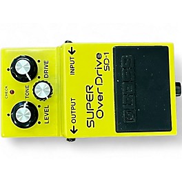 Used BOSS SD1 Super Overdrive Effect Pedal