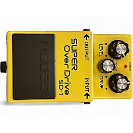 Used BOSS SD1 Super Overdrive Effect Pedal