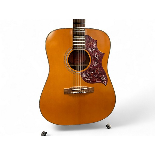 Used Epiphone INSPIRED BY GIBSON HUMMINGBIRD Natural Acoustic Electric Guitar