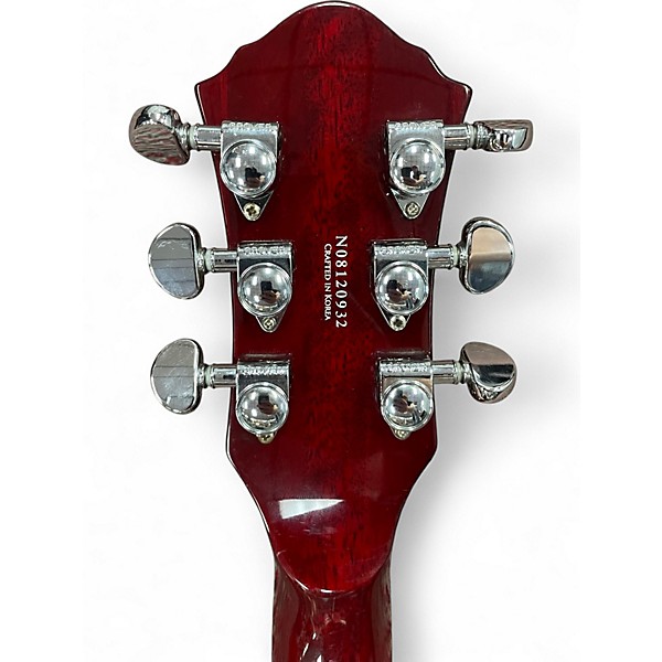 Used Michael Kelly PATRIOT CUSTOM Cherry Sunburst Solid Body Electric Guitar