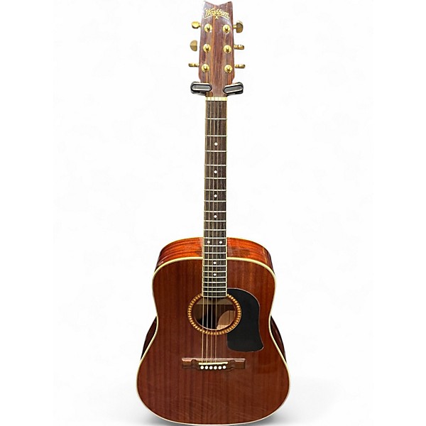 Used Washburn D100M Natural Acoustic Guitar