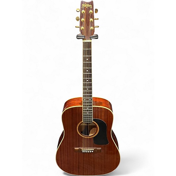 Used Washburn D100M Natural Acoustic Guitar
