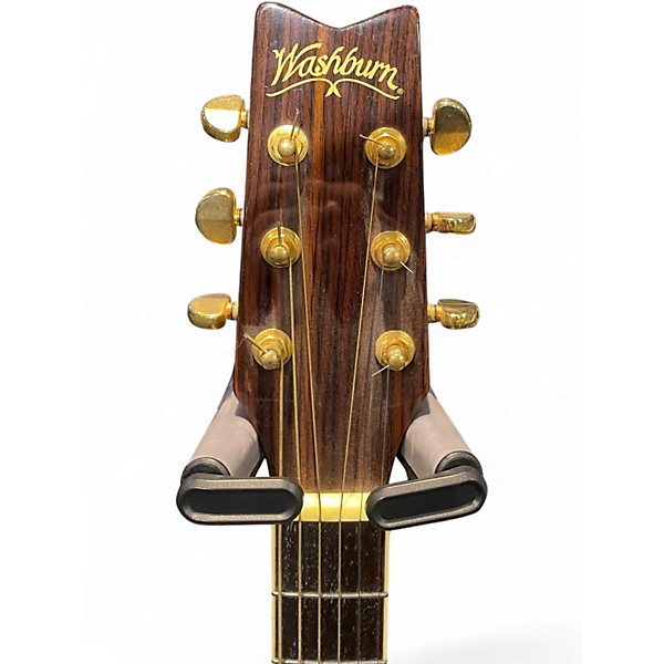 Used Washburn D100M Natural Acoustic Guitar