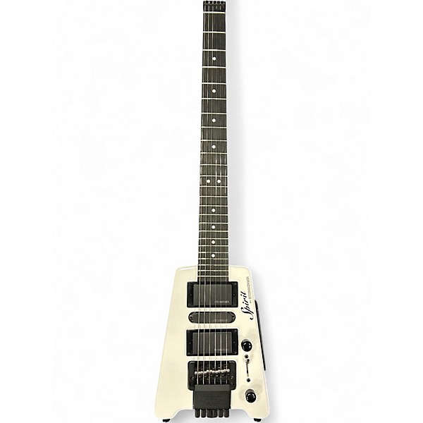 Used Steinberger Spirit GT-Pro Deluxe White Solid Body Electric Guitar