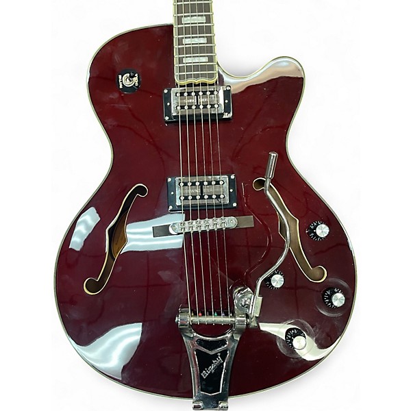 Used Epiphone Swingster Wine Red Hollow Body Electric Guitar