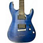 Used Schecter Guitar Research C1 Platinum Trans Blue Solid Body Electric Guitar