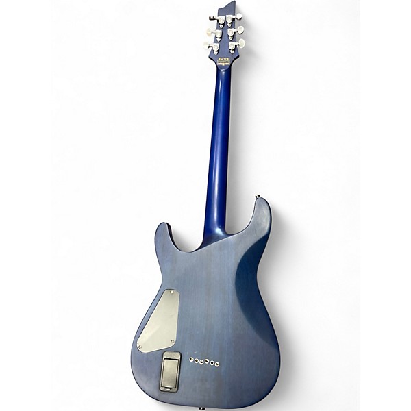 Used Schecter Guitar Research C1 Platinum Trans Blue Solid Body Electric Guitar