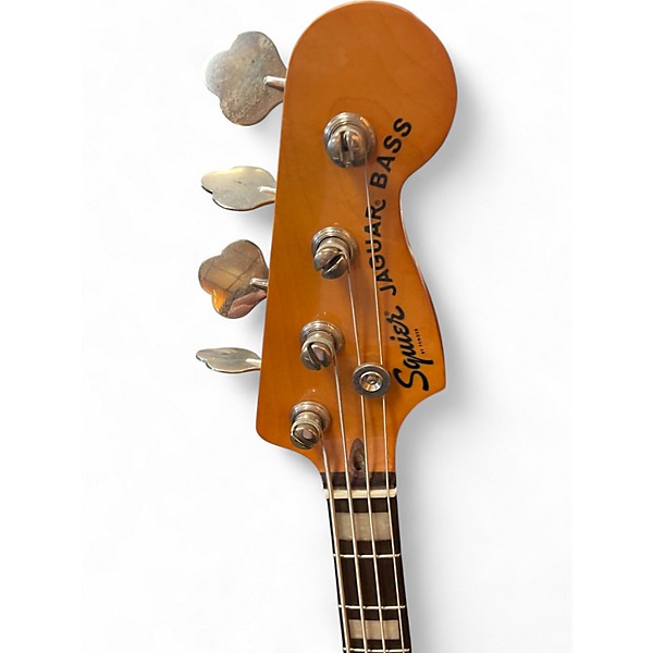 Used Squier Vintage Modified Jaguar Bass 2 Color Sunburst Electric Bass Guitar