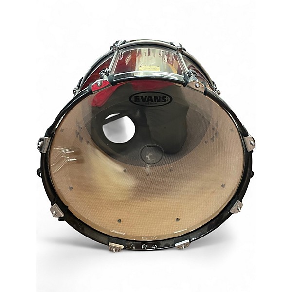 Used GMS 4 Piece GRANDMASTER RED FADE Drum Kit