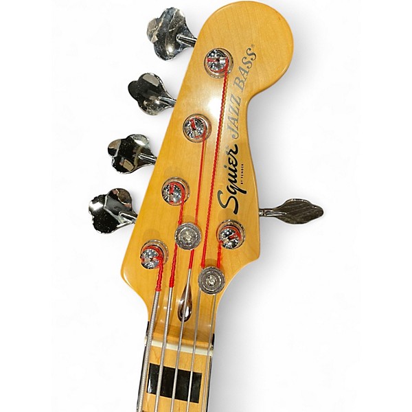 Used Squier CV 70'S J BASS V BLACK Electric Bass Guitar