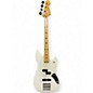 Used Fender Player Mustang Bass PJ BADASS BRIDGE Olympic White Electric Bass Guitar thumbnail