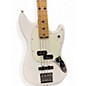 Used Fender Player Mustang Bass PJ BADASS BRIDGE Olympic White Electric Bass Guitar