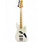 Used Fender Player Mustang Bass PJ BADASS BRIDGE Olympic White Electric Bass Guitar