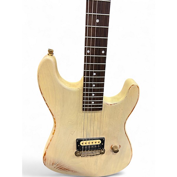 Used Slick Guitars S STYLE SINGLE HUMBUCKER Vintage White Solid Body Electric Guitar