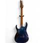 Used Ibanez GIO GRG121SP Electron Blue Metallic Solid Body Electric Guitar