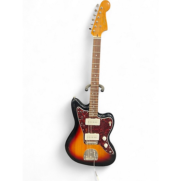Used Squier Classic Vibe 60s Jazzmaster 3 Tone Sunburst Solid Body Electric Guitar