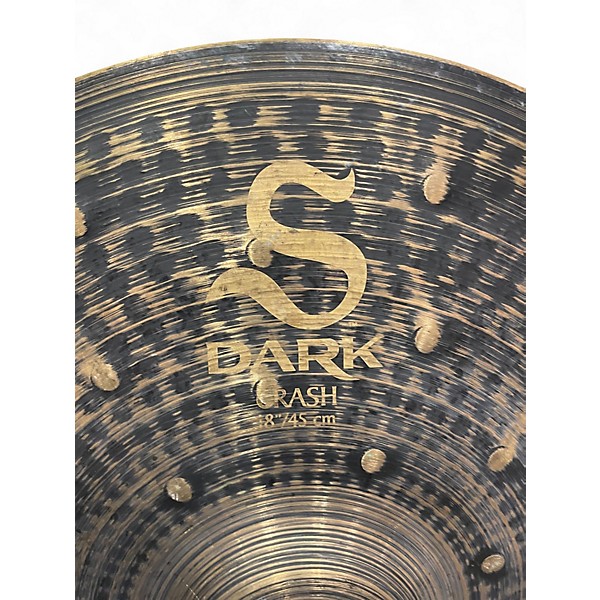 Used Zildjian 18in S Dark Crash Cymbal