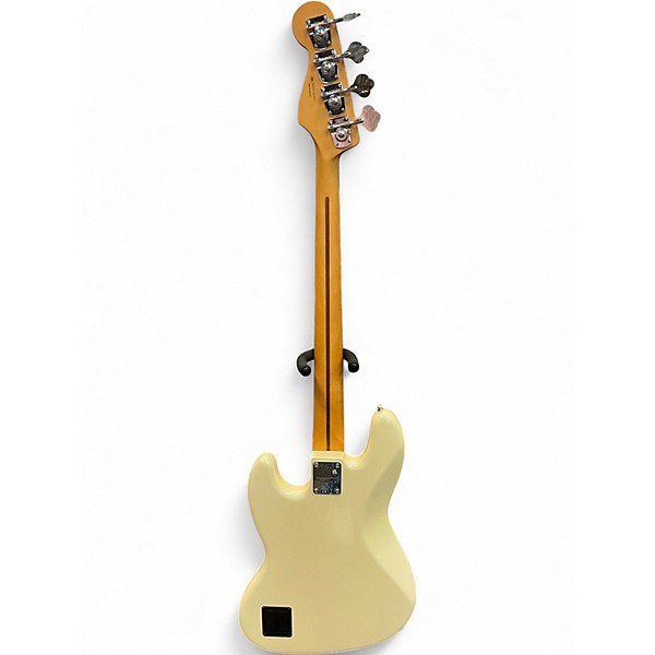 Used Fender Player Plus Active Jazz Bass Olympic Pearl Electric Bass Guitar