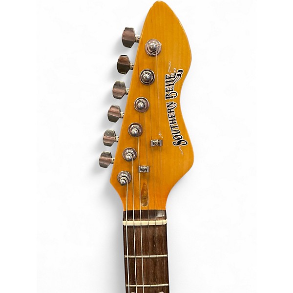 Used HardLuck Kings Southern belle Blue Solid Body Electric Guitar