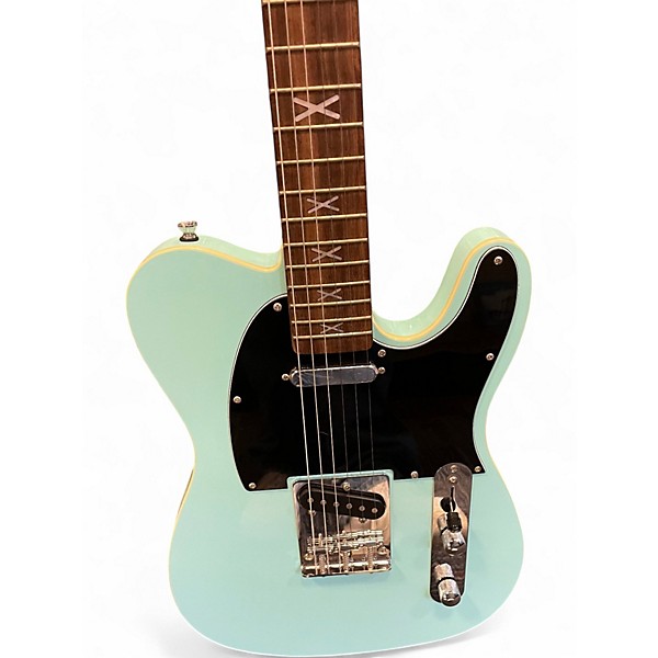 Used HardLuck Kings Southern belle Blue Solid Body Electric Guitar