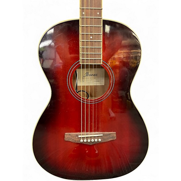 Used Ibanez PN12E Violin Burst Acoustic Electric Guitar