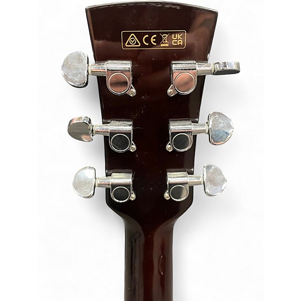 Used Ibanez PN12E Violin Burst Acoustic Electric Guitar