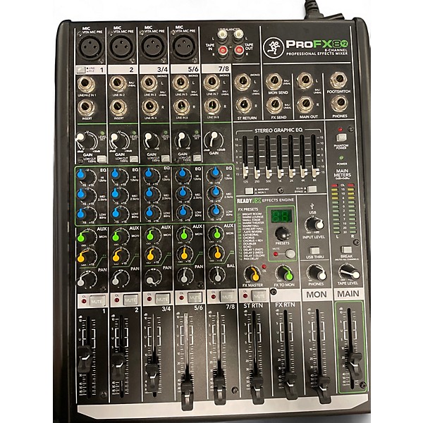 Used Mackie PROFX8 Unpowered Mixer