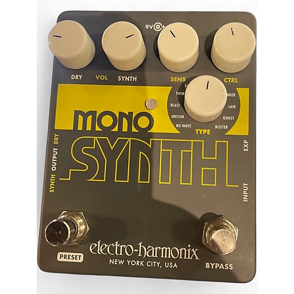 Used Electro-Harmonix Guitar Mono Synth Effect Pedal