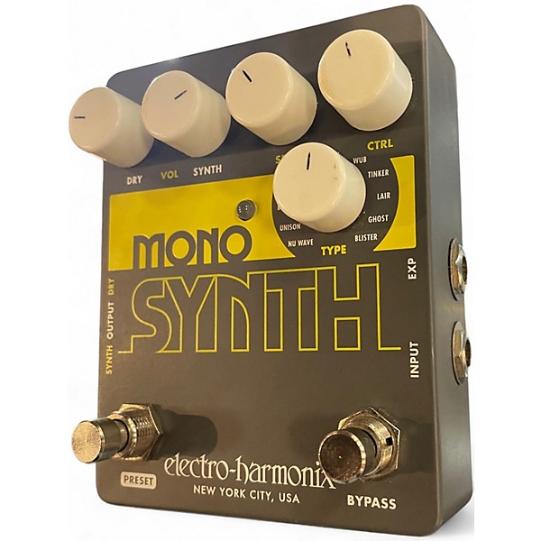 Used Electro-Harmonix Guitar Mono Synth Effect Pedal