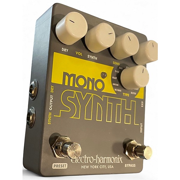 Used Electro-Harmonix Guitar Mono Synth Effect Pedal