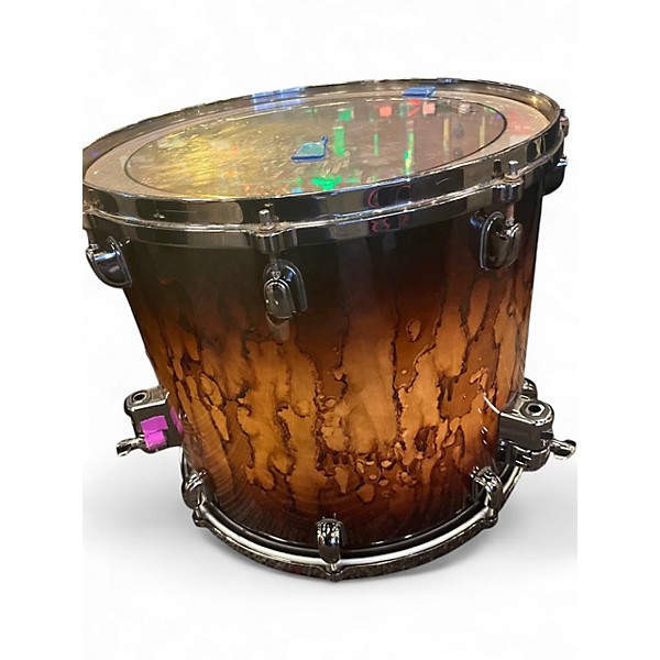 Used TAMA 4 Piece Starclassic Bubinga Molten Brown Burst Drum Kit