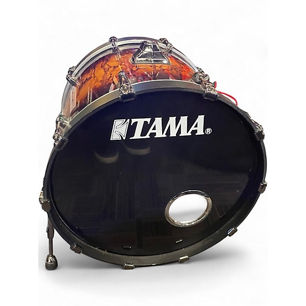 Used TAMA 4 Piece Starclassic Bubinga Molten Brown Burst Drum Kit