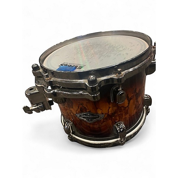 Used TAMA 4 Piece Starclassic Bubinga Molten Brown Burst Drum Kit