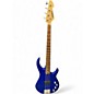 Used Peavey Fury II Blue Electric Bass Guitar thumbnail