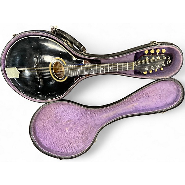 Vintage 1977 Gibson Gibson Style A Mandolin Black Mandolin