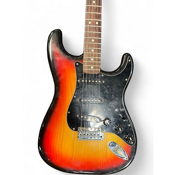 Vintage 1977 Fender Stratocaster Sunburst Solid Body Electric Guitar