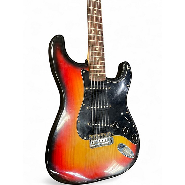Vintage 1977 Fender Stratocaster Sunburst Solid Body Electric Guitar