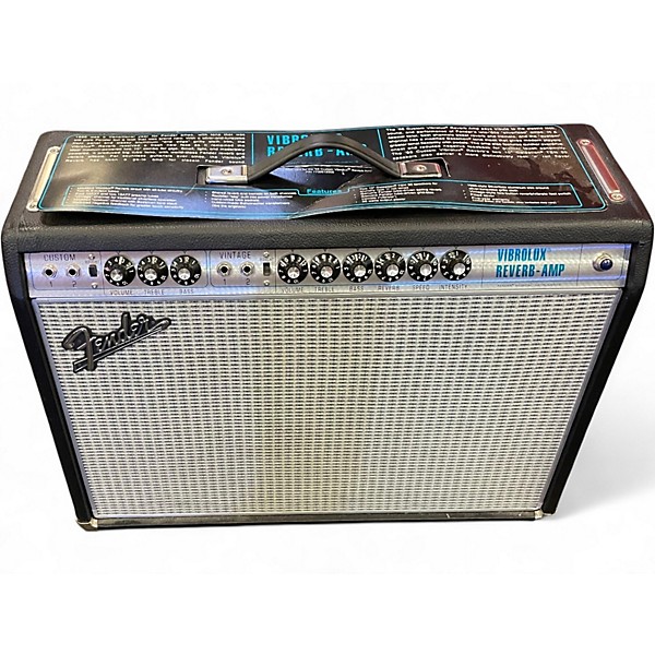 Used Fender 1968 Custom Vibrolux Reverb Tube Guitar Combo Amp