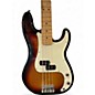 Used 2015 Fender Standard Precision Bass 3 Tone Sunburst Electric Bass Guitar