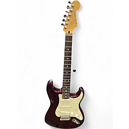 Used 2004 Fender Standard Stratocaster red Solid Body Electric Guitar